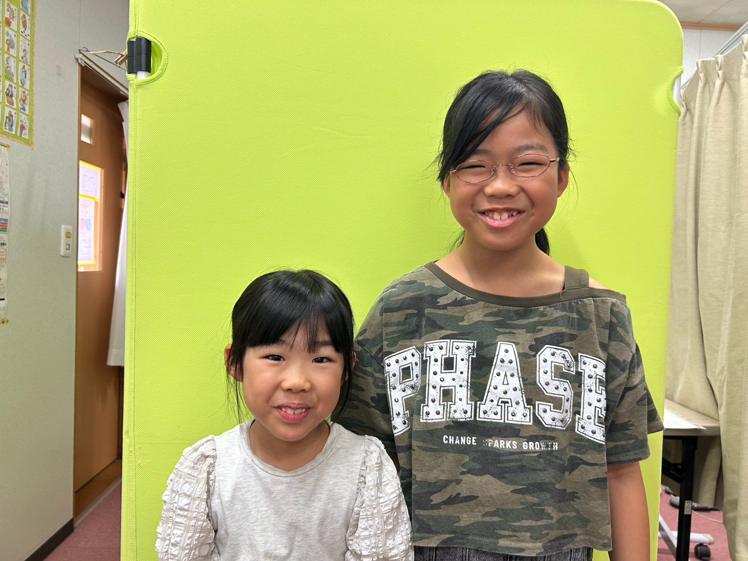 姉妹で学ぶお子さま